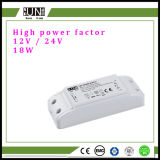 12V 18W LED Power Supply with New Low Price, 20W DC Power Supply, 20W 12V LED Transformer, 12V LED Driver Hight PF