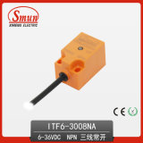 Inductive Proximity Switch 6-36VDC Sensor Three-Wires DC PNP No with 8mm Detection Disatance (ITF6-3008NA)