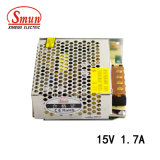 Smun 25W 15V 1.7A Switching Power Supply with Ce Certificate