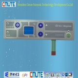 Metalic Effect Matte Finish Overly Membrane Control Panel with Color LCD Window