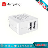 EU/Au/UK/Us Fast Charging 4 Port portable Travel Charge Dual USB Wall Charger