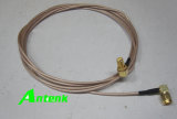 SMA Cable, SMA Male Right Angle Type to SMA Female Right Angle Type Two Sides, Rg316 Cable
