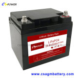 24V20ah Lithium Battery LiFePO4 with Longest Life 20years