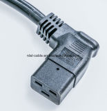 IEC 60320 C20 to IEC Lock C19 Power Cord