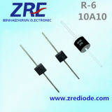 10A General Purpose Rectifier Diode 10A05 Thru 10A10 R-6 Package