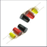 Metallized Polypropylene Capacitor (Cbb20 335j 250VAC) with Copper Wire for Running Axial Yellow Capacitor All Series of Cbb20