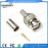 Male Crimp CCTV BNC Connector for Rg59 Coaxial Cable (CT5045)