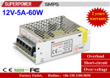 12V 5A 60W Switching Power Supply for Security Monitoring