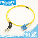 90 Degree St to Sc Fiber Optic Patch Cables