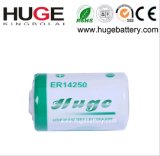 AA Er14250 Li-Soci2 Battery for Utility Meter, GPS Alarm or Security Equipment