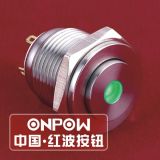 Onpow 16mm Metal Push Button Switch (GQ16pH-10D/J/R/12V/S, CCC, CE, RoHS)