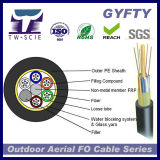 144 Core Optic Fiber Aerial Cable with FRP Central Strengthen