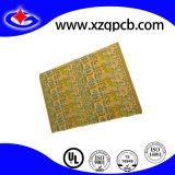 Four Layers Yellow Ink HASL Lead Free Customized PCB Printed