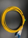 Fiber Optical MPO-LC Duplex Patch Cord for Local Area Network