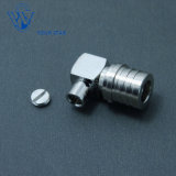 Male Plug Right Angle Solder Qma Connector for Rg402 Cable