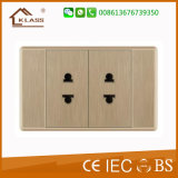 Hot Selling Golden Color Modern Style Double 2pin Socket