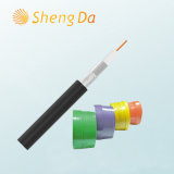 Flexible Low Loss 75 Ohm Satellite Coaxial Rg Cable