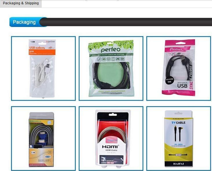 High Quality VGA Computer RGB Cable/VGA Cable with Male to Male