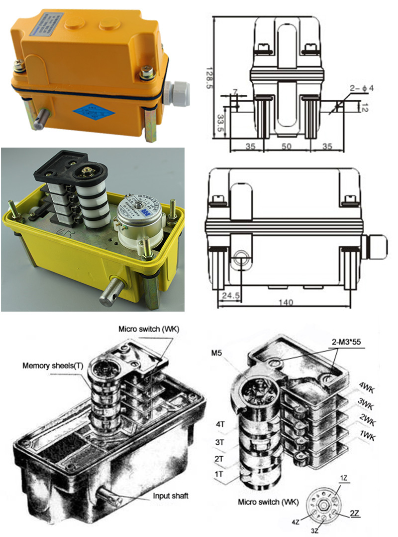 Dxz Limit Switch Use for Tower Crane Limit Switch, Tower Crane