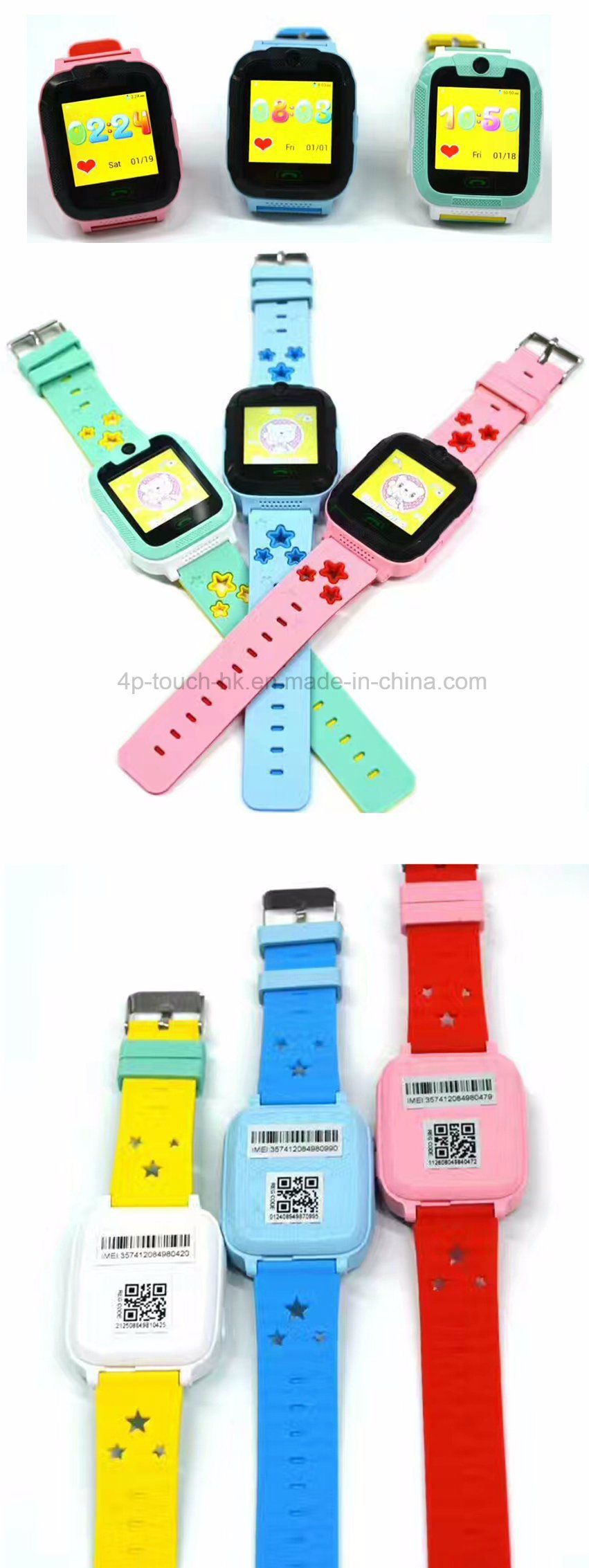 3G Kids GPS Tracker Watch with GPS+Lbs+Agps+WiFi Y20 GPS Tracking