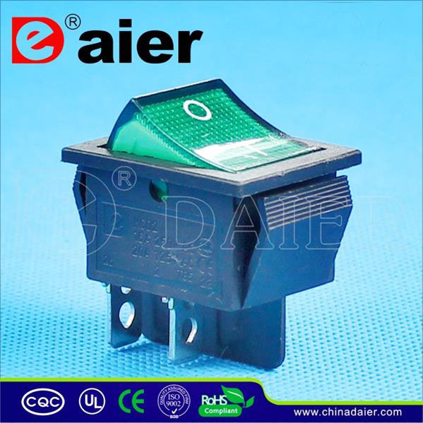 15A 220VAC Light Rocker Electric Switch (KCD2-201N)