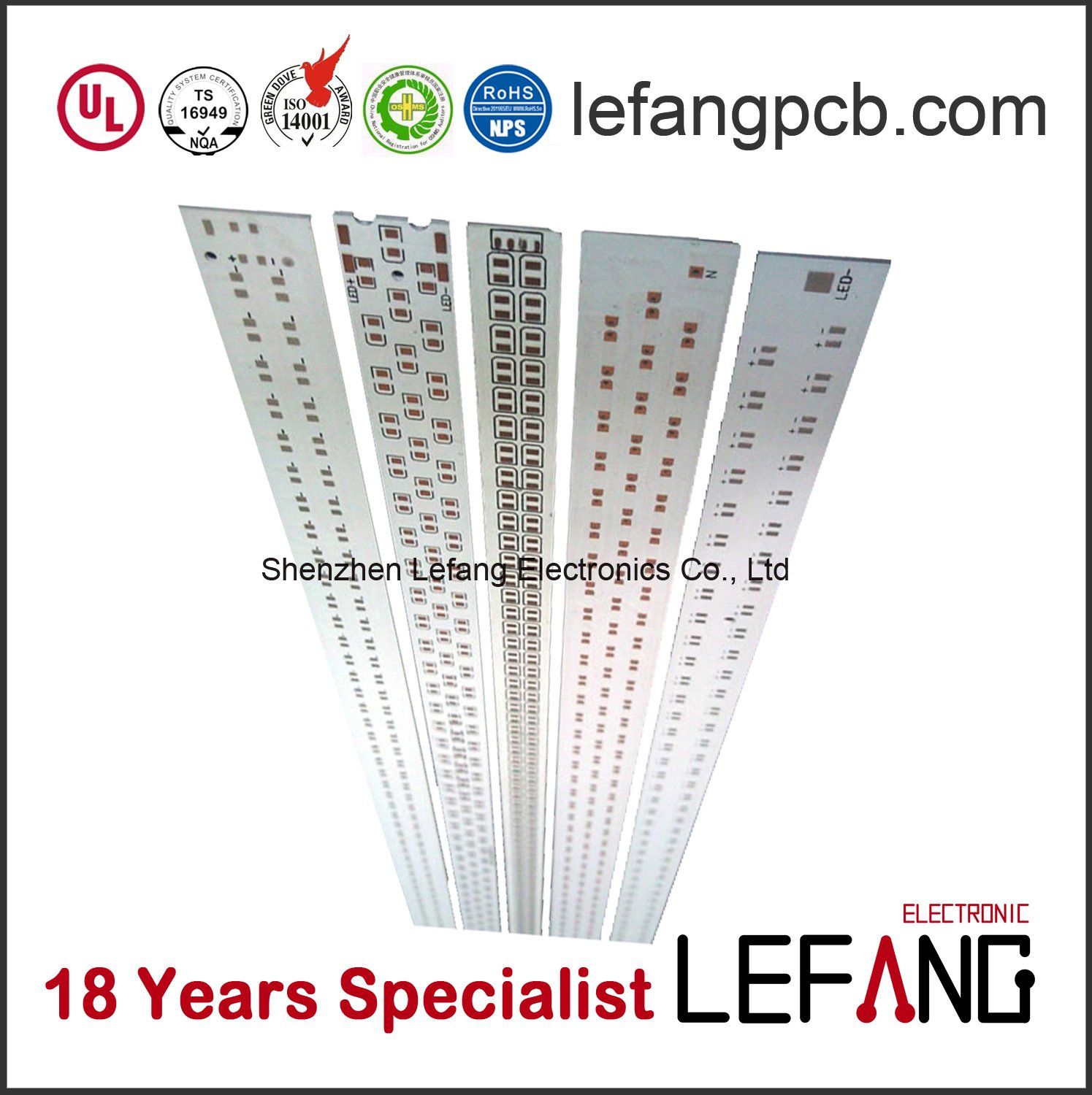 Single Layer OSP Aluminum Based LED PCB Board