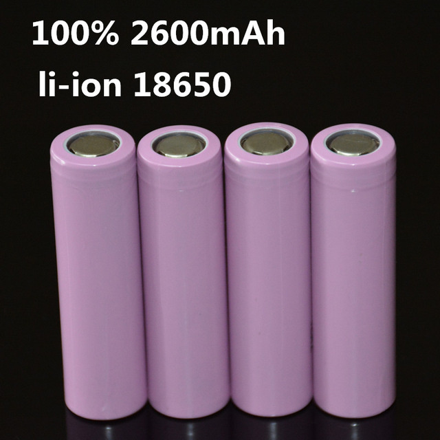 3.7V 2600mAh Original 18650 Rechargeable Li-ion Battery