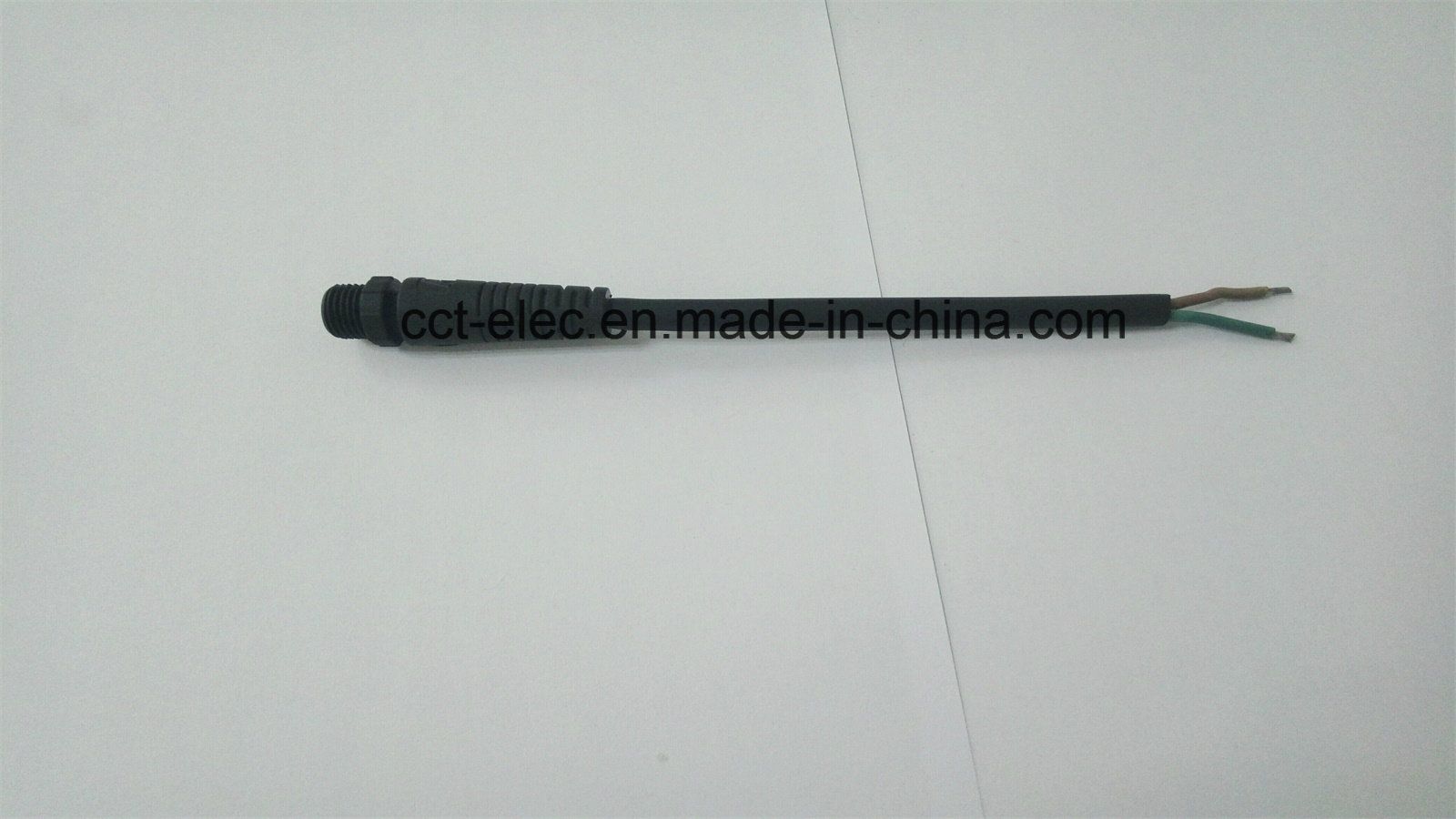 M16 2p M to Open Cable Connector