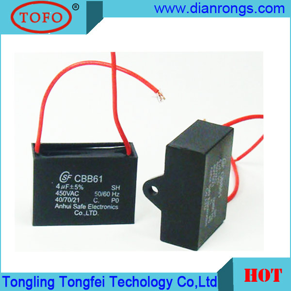 Starting Cbb61 Fan Capacitor450VAC 25/70/21
