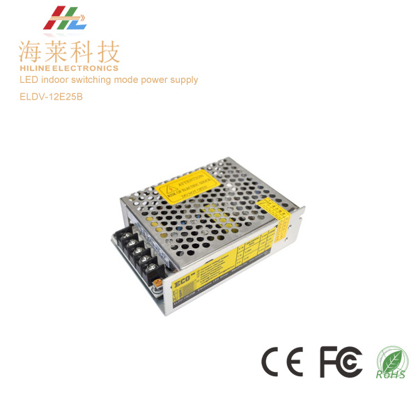 Switching Mode Indoor LED Power Supply 25W Eldv-12e25b