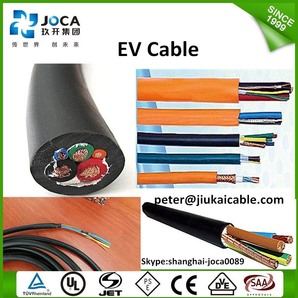 China Manufacturer 3 Cores EV Charging Cable