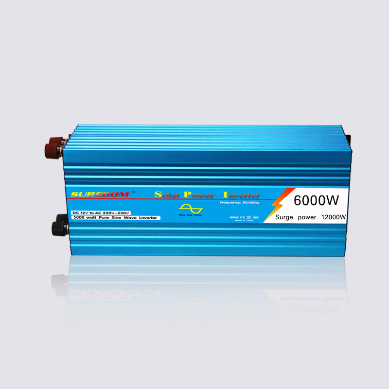 6000W Solar Power Inverter Pure Sine Wave Inverter Car Power Inverter Factory Supply