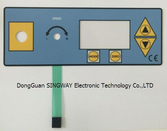 High Tactile Membrane Switches with Pet Base and 3m467MP Adhesive