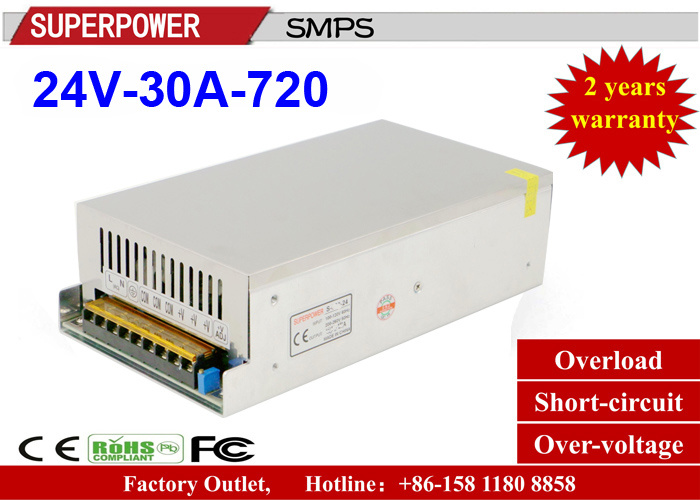 24V 30A 720W Switching Power Supply for LED Lighting