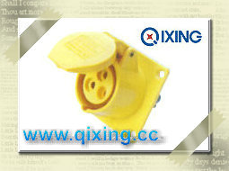 110V Industrial Panel Mounted Socket with CE Certification