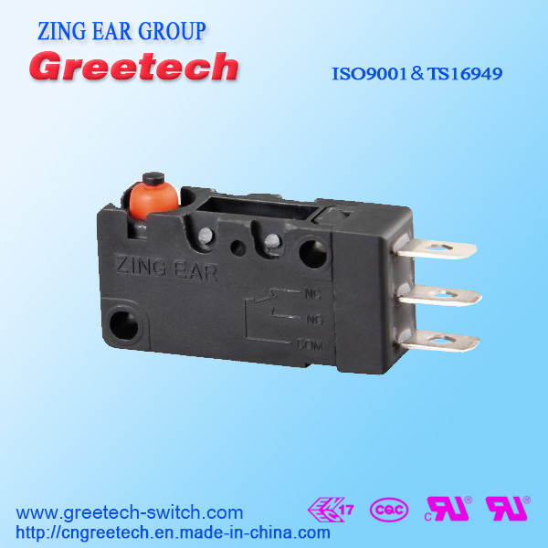 Hot Selling Waterproof Micro Switch for Home Appliances/Auto Electronics