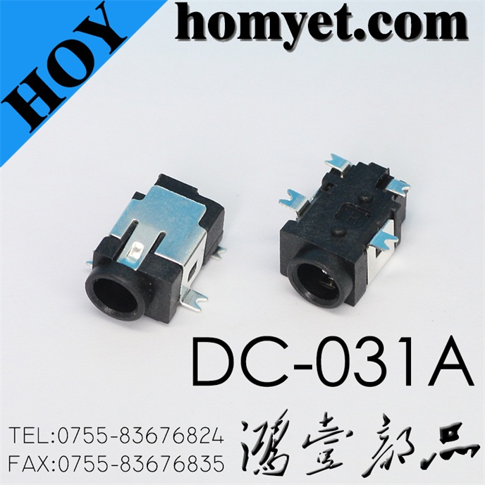 DC Connector/DC Power Jack with SMD Type (DC-031A)