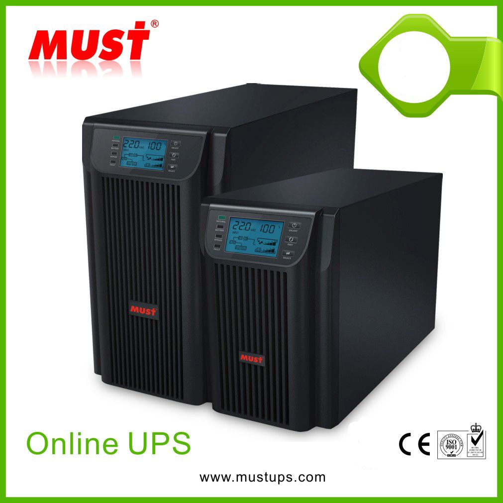LCD High Frequency Online UPS Power Supply 3000va UPS
