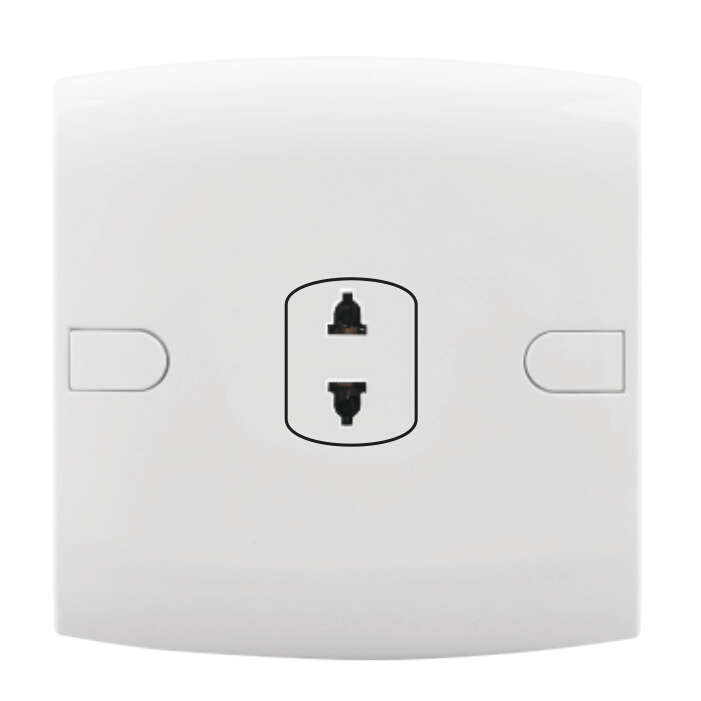 BS Classic Design 1 Gang 2pin Universal Socket