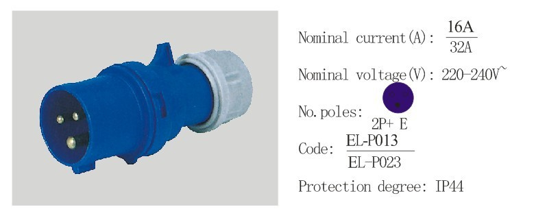 High Quality PC Plug Socket Coupling (EL-P013/EL-P023)
