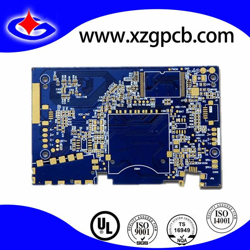 Multilayer Fr4 PCB Circuit with Gold Plating Finger