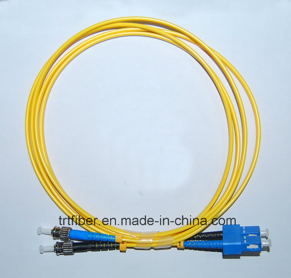 Sc/St Sm Dx Fiber Optic Patch Cord