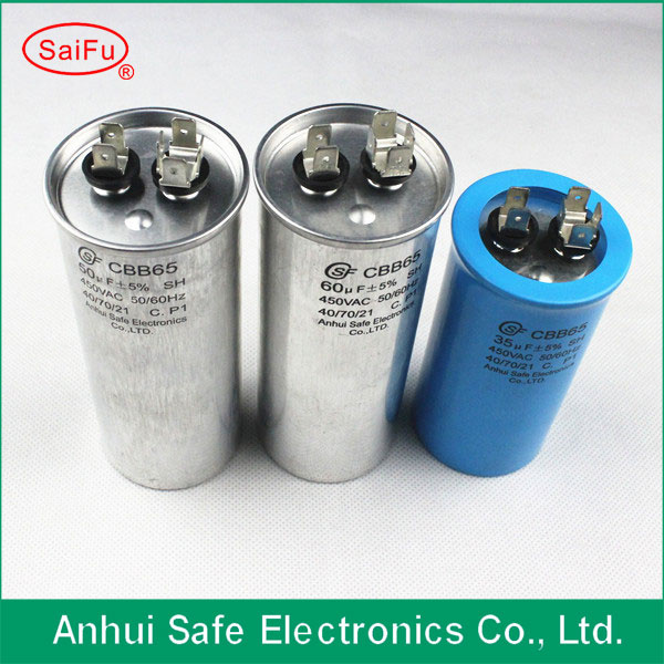 Cbb65 Power Factor Correction Capacitor 450V 75UF