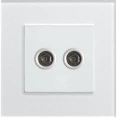 Ce/TUV/BV Certified BS Double TV Socket