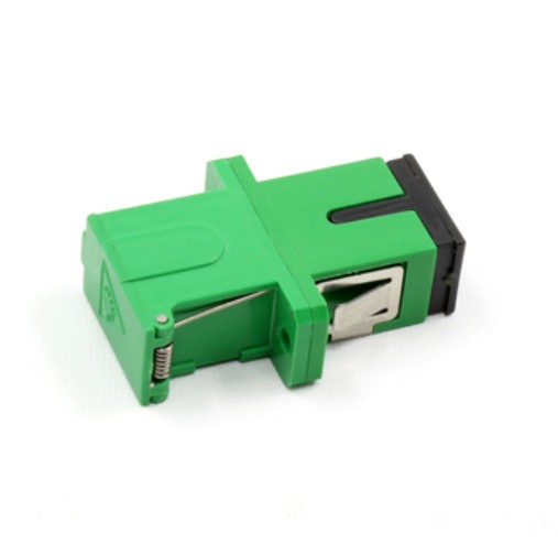 Sc/APC Singlemode Simplex Fiber Optic Adapter with Shutter