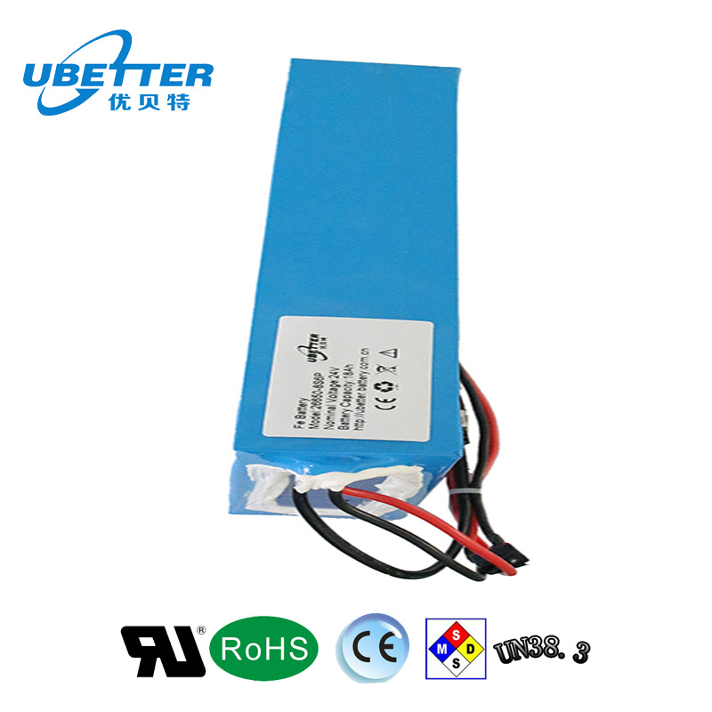 Cylindrical 24V 10ah Lithium Battery Pack ODM & OEM