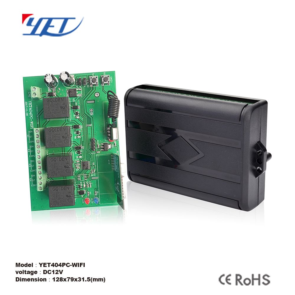 Universal Use Smart Home RF WiFi Receiver Yet404PC-WiFi and Transmitter