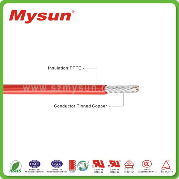 Mysun Tinned Nickel Silver Plated Copper PTFE Electrical Wire