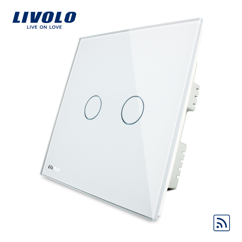 Livolo Wireless RF Touch Electrical Remote Wall Light Switch (VL-C302R-61)