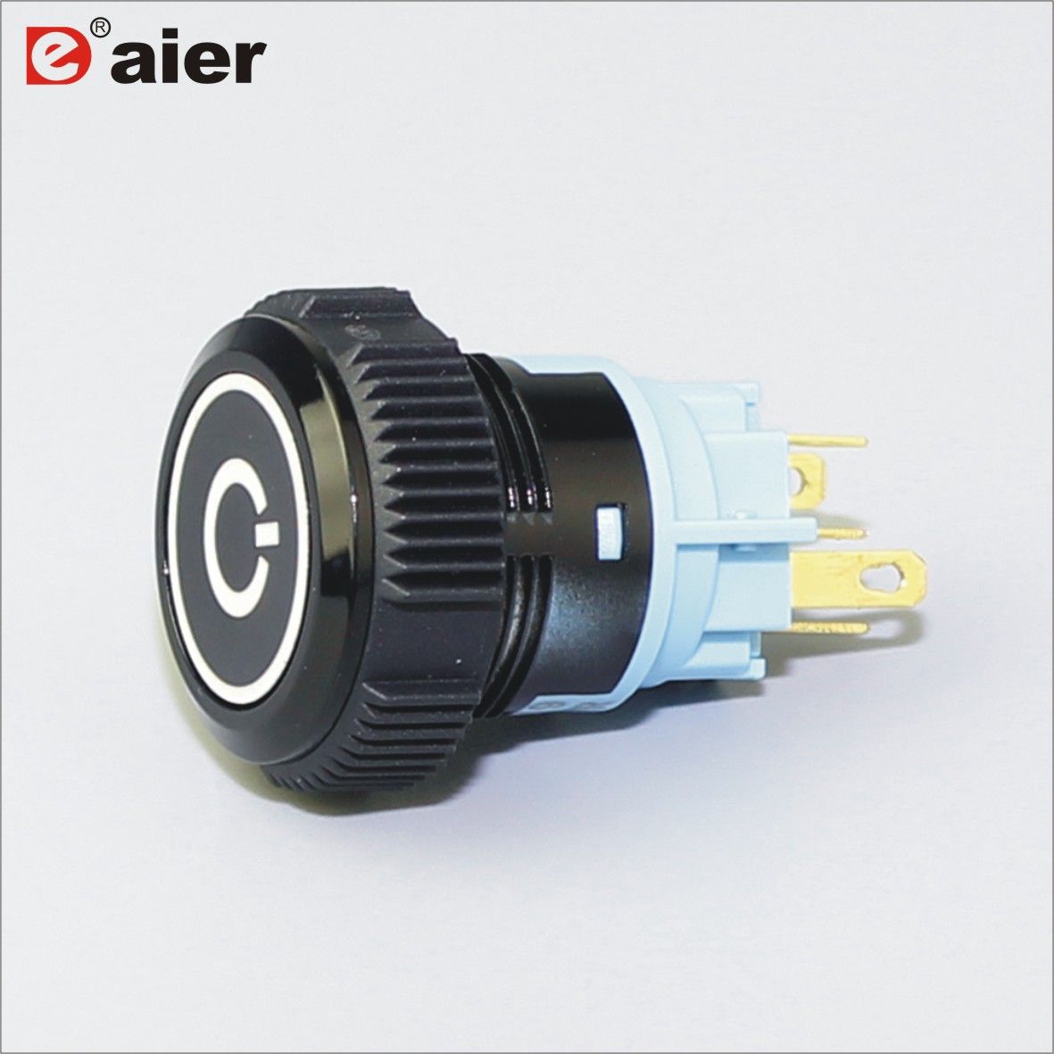 19mm Illuminated Waterproof Plastic Power Push Button Switch